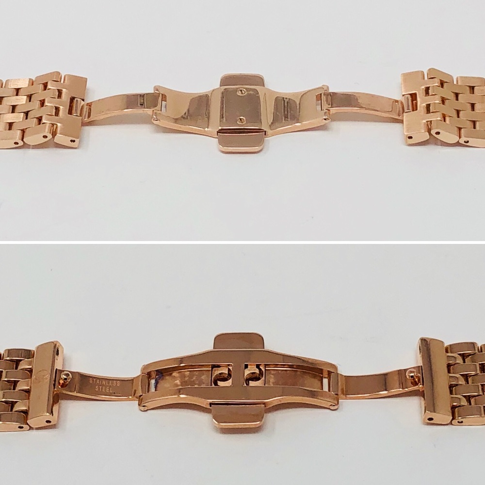 MICHELE 16MM SEREIN 16 ROSE GOLD BRACELET STRAP - Picture 5 of 9